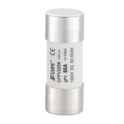 1500VDC 22*58mm بیلناکار PV فیوز